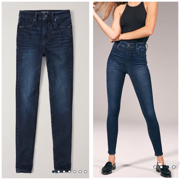 Abercrombie & Fitch Denim - Abercrombie and Fitch Simone High Rise Super Skinny Stretchy Denim Jeans